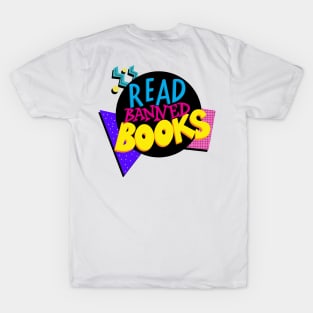 Retro 90s Read Banned Books T-Shirt